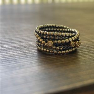 Pandora Stacked Mixed Metal Ring